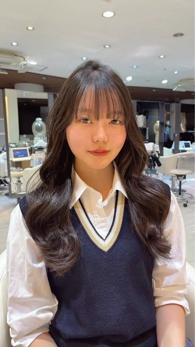 ロング トリートメント 園田 萌華のヘアスタイル