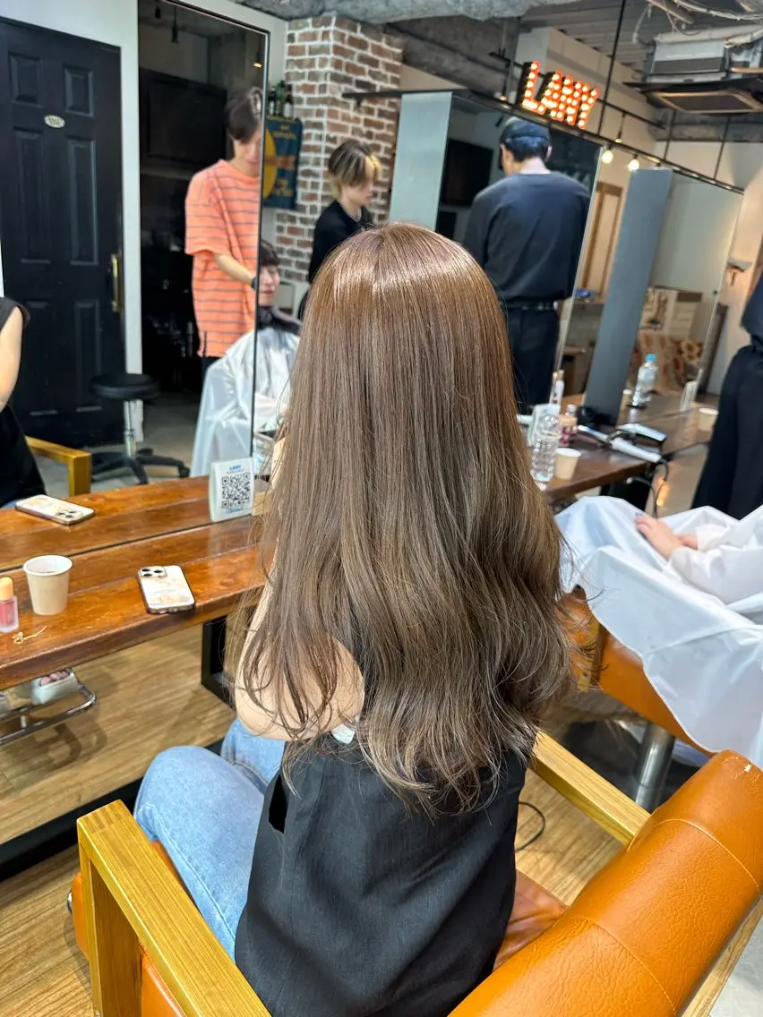 ロング カット ヘアカラー レイヤーカット🫧 ／髪質改善✨TOWAのヘアスタイル