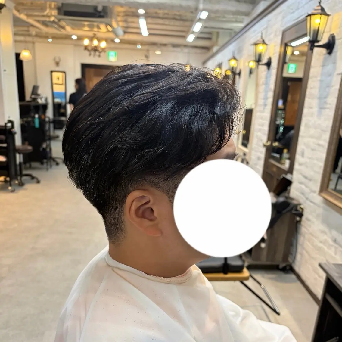 メンズ カット 加茂野 緑のヘアスタイル