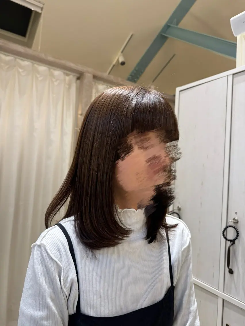 ミディアム 顔周りカット レイヤーカット 太田 千尋のヘアスタイル