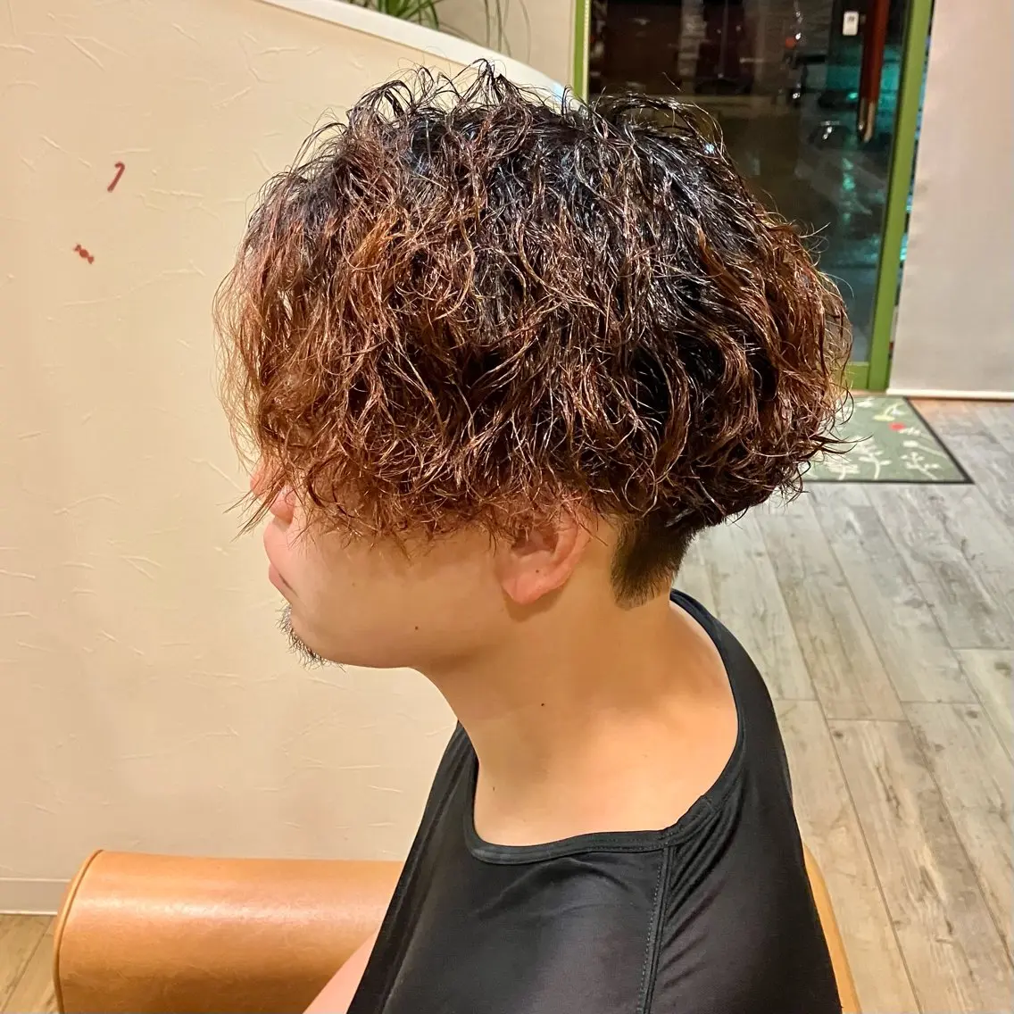 パーマ メンズ カット パーマ トリートメント 森田 研司のヘアスタイル