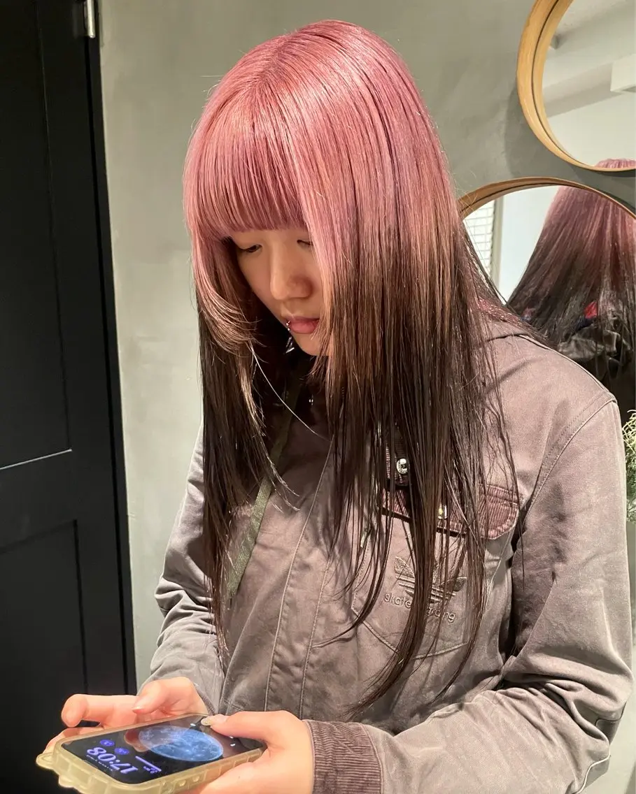 ロング カラー ヘアカラー トリートメント 優作 〜圧倒的信頼〜のヘアスタイル