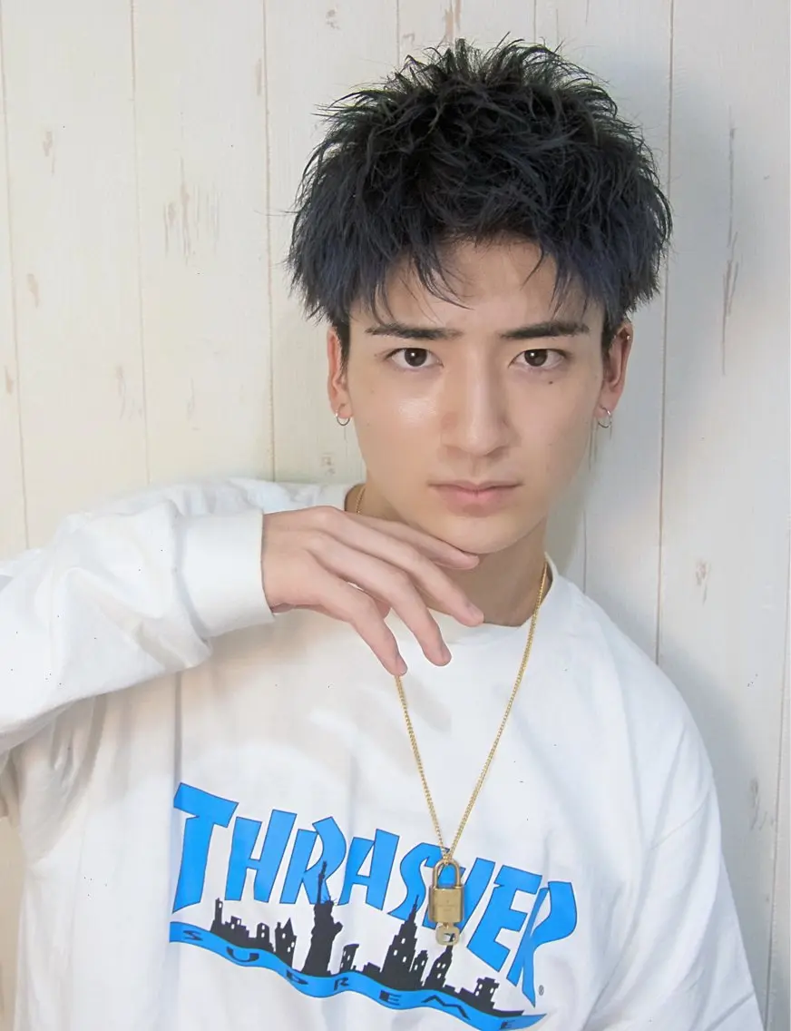 ショート メンズ アッシュ ショートヘア カット 💈メンズ特化/横浜 /菊地優翔💈のヘアスタイル