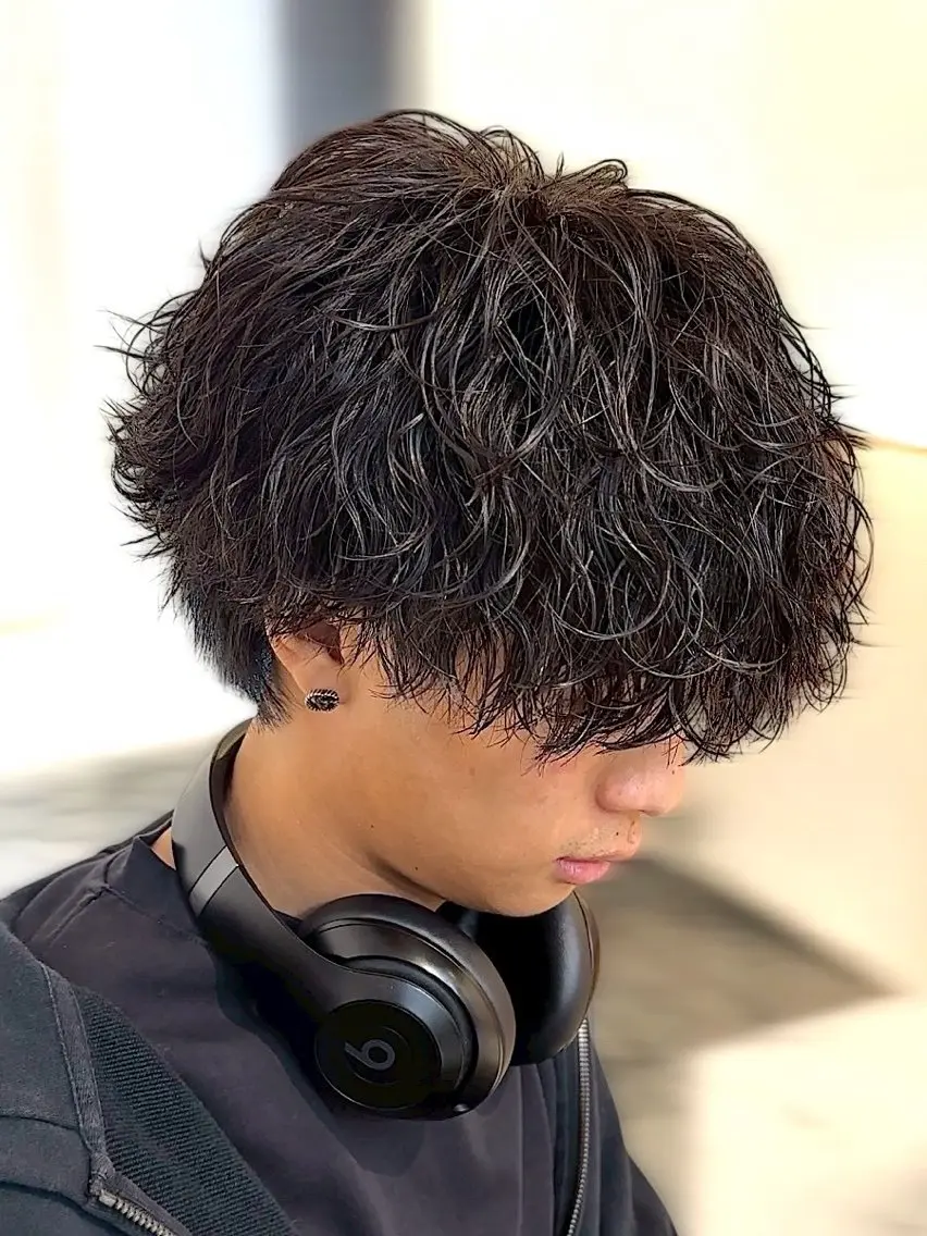 【平日限定】メンズカット+ツイストスパイラルパーマの写真