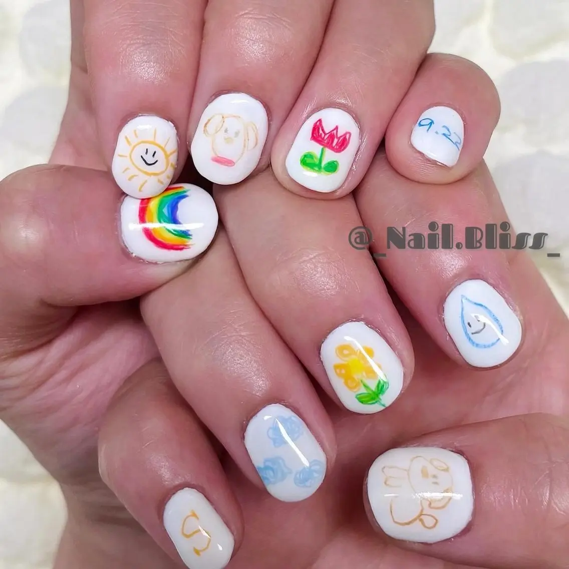ネイル 持ち込み ハンドネイル NAIL BLISSのネイルデザイン