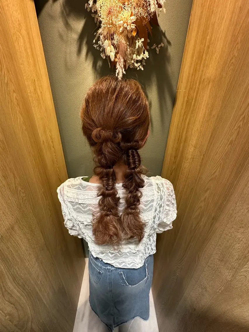 ヘアアレンジ ヘアセット 清澄白河❄️ b a b a ❄️のヘアスタイル