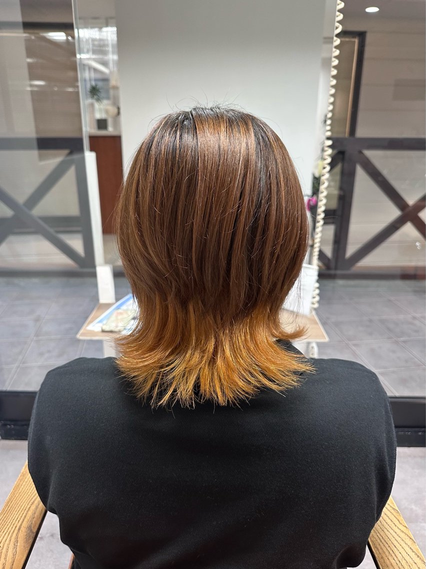 ショート ウルフカット 山田 花帆のヘアスタイル