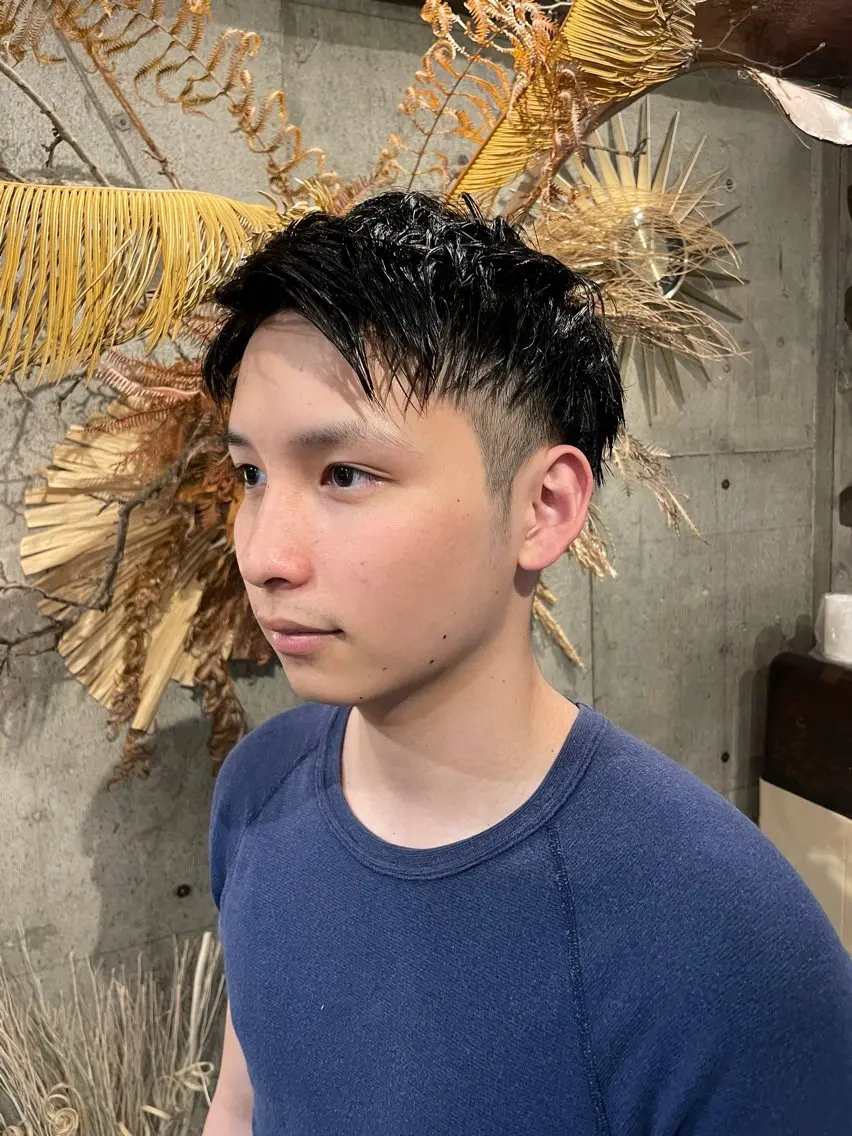 ショート メンズ カット 宇野 颯太のヘアスタイル