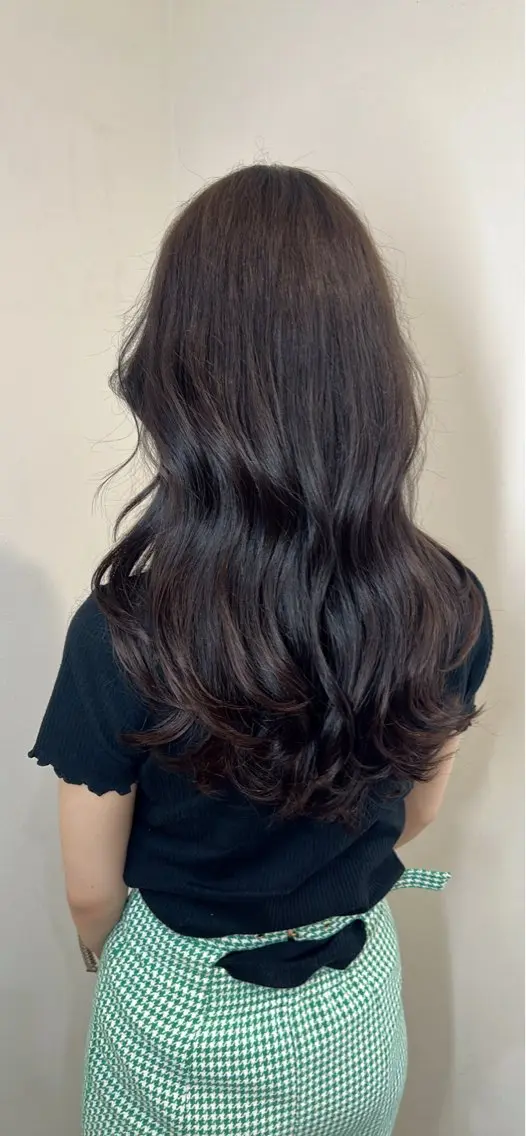 ロング カラー カット ヘアカラー トリートメント 小澤 一稀のヘアスタイル