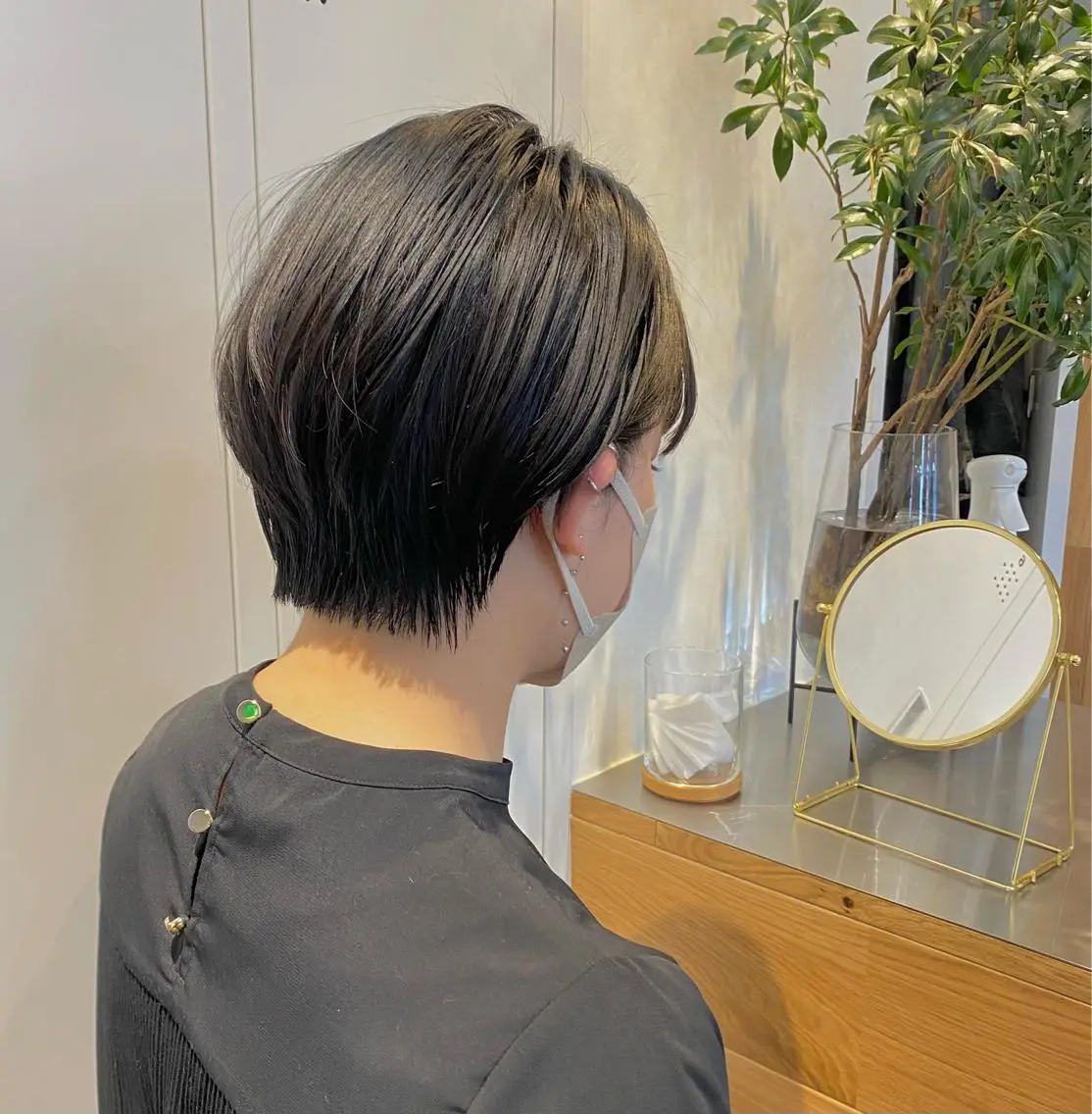 ショート カラー ショートヘア マンツーマン 美容師💚コウブチのヘアスタイル