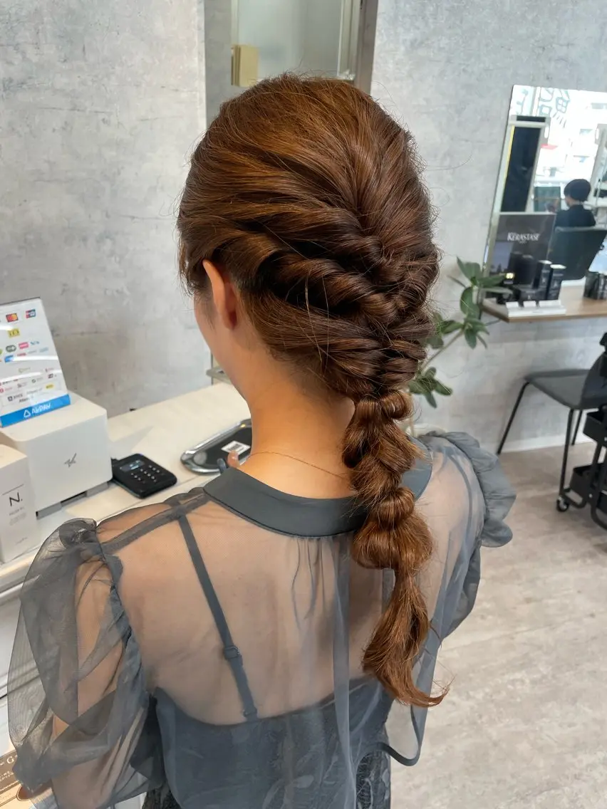 ロング ヘアアレンジ ヘアセット 似合わせ🌿髪質 改善🧸RYUGOのヘアスタイル