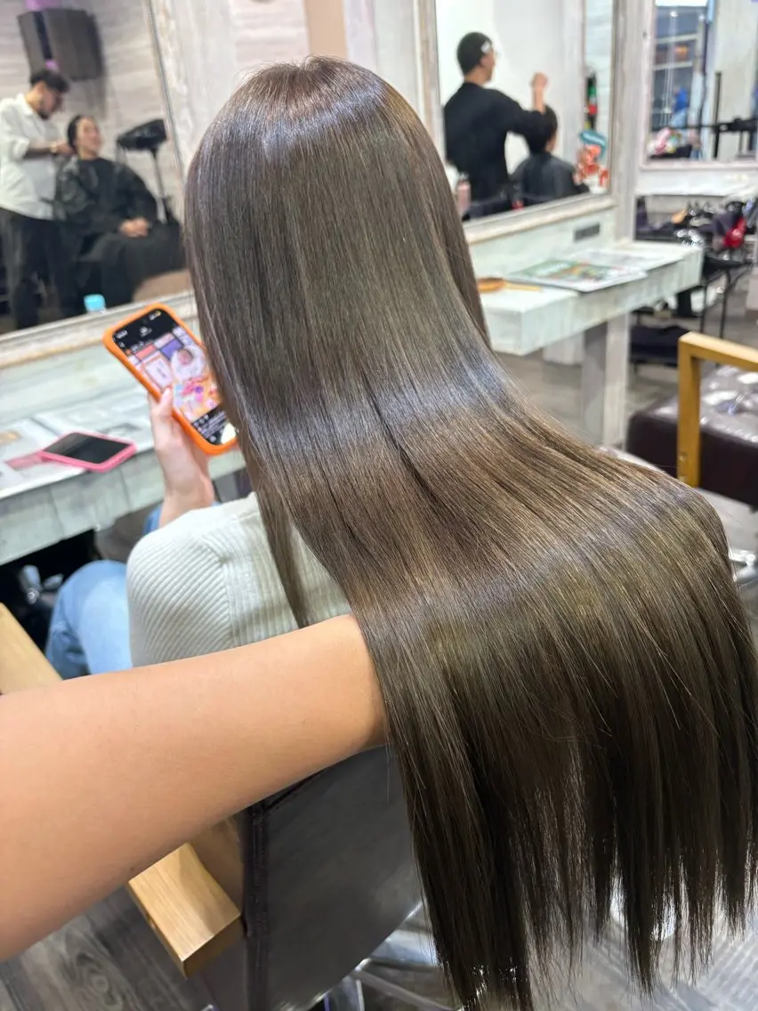 セミロング 髪質改善 カット ヘアカラー トリートメント LOCO/ Koukiのヘアスタイル