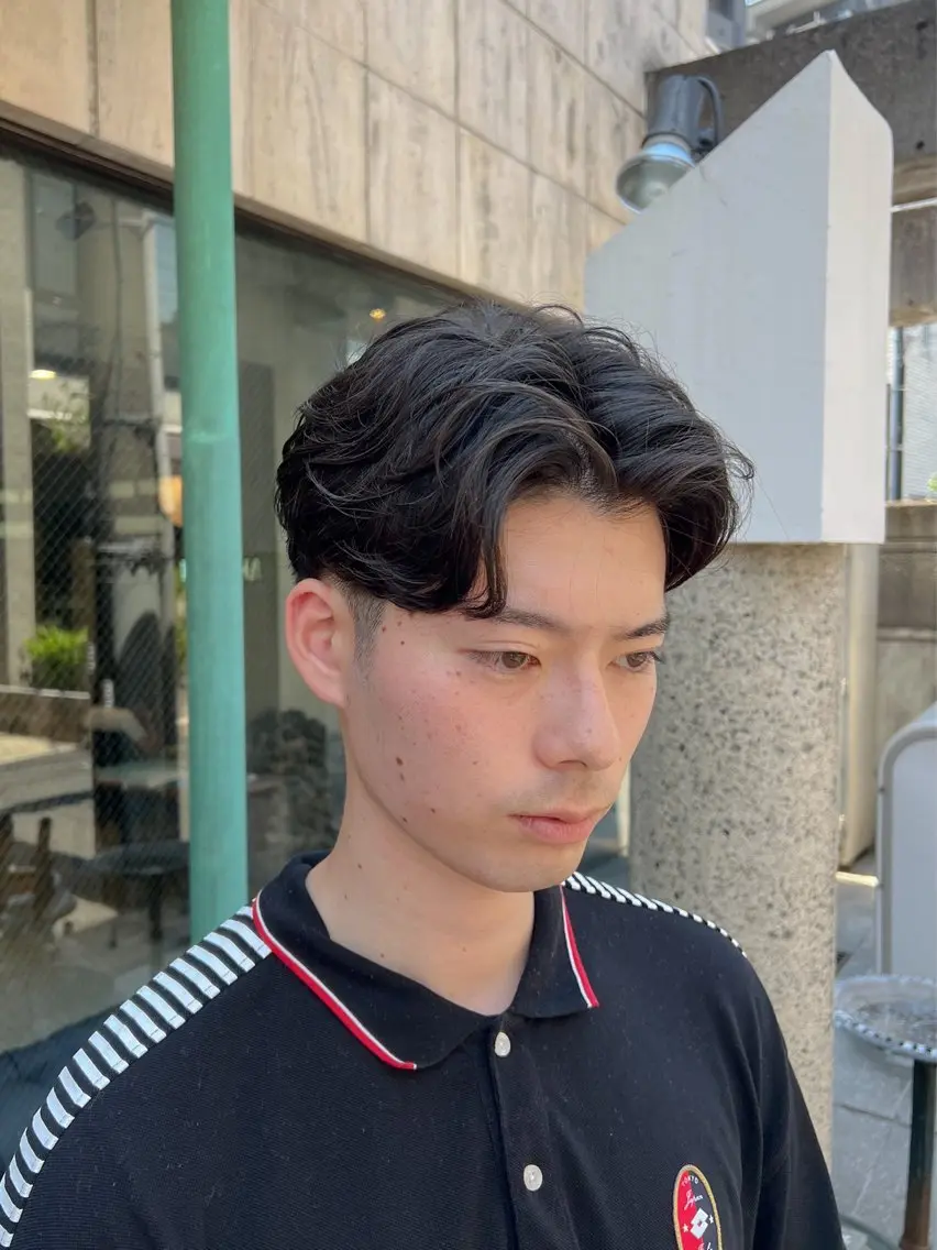 ショート パーマ ヘアアレンジ メンズ ショートボブ メンズブリーチ メンズ韓国風 メンズウルフカット 韓国風カラー カット パーマ トリートメント レイヤー/艶髪矯正 🪐takushiのヘアスタイル