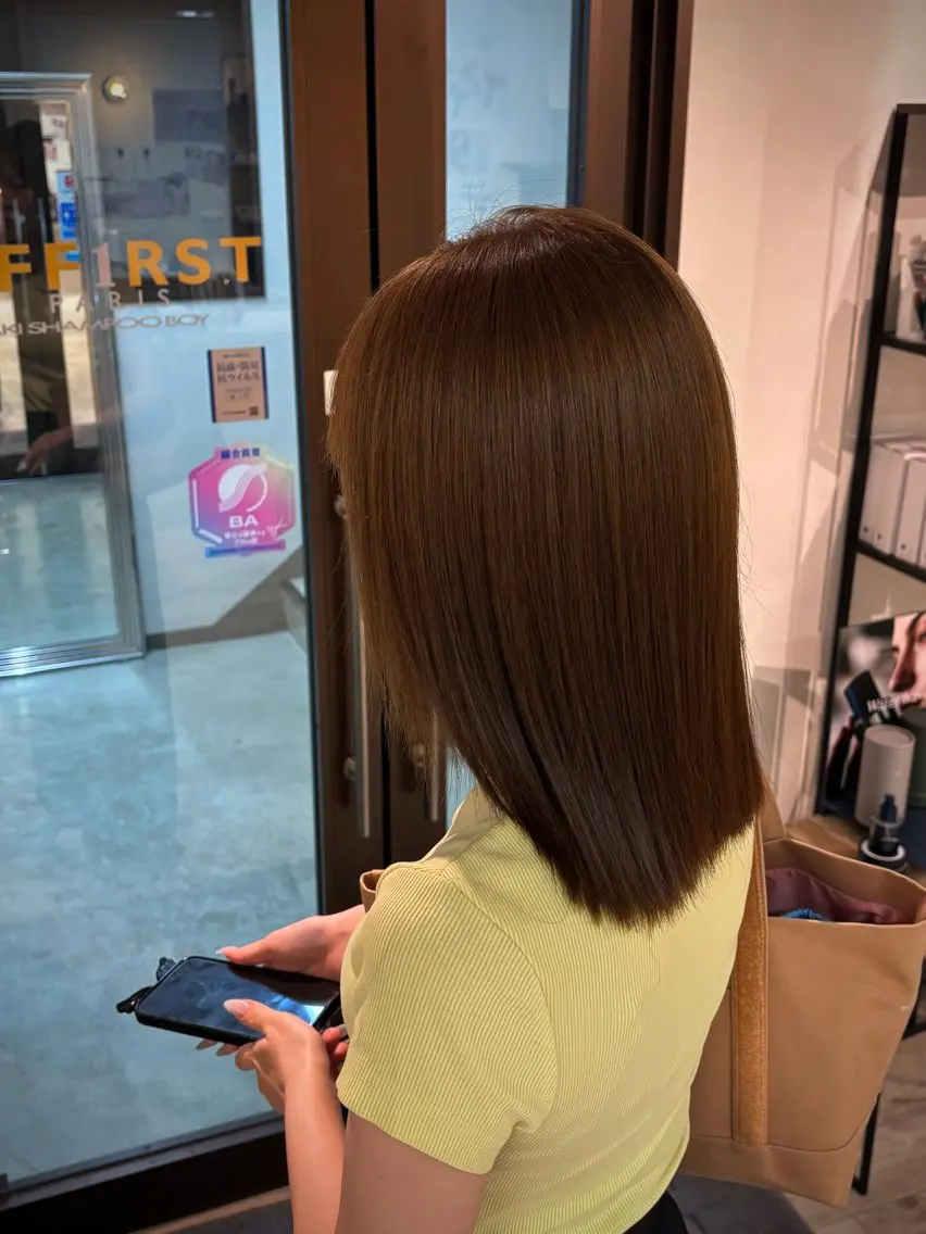 ミディアム カラー ヘアカラー 坂井 龍二/コアファーストのヘアスタイル