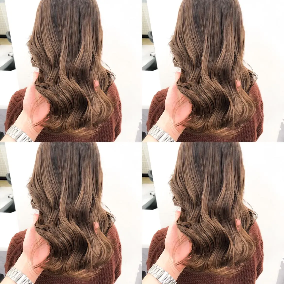 カラー カット ヘアカラー ハイトーン×レイヤー カットTAKUMIのヘアスタイル