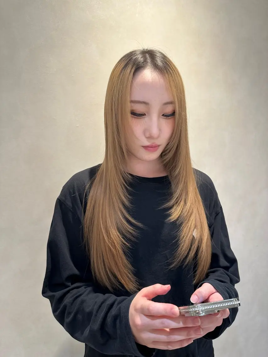 ロング レイヤーカット miyu ♡のヘアスタイル