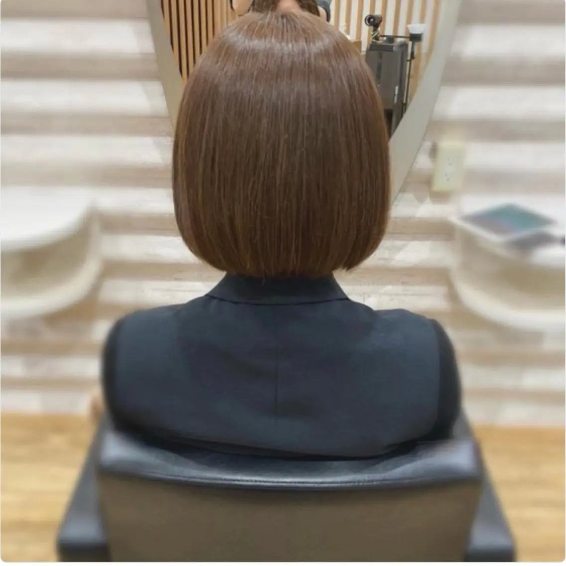 ミディアム カラー 髪質改善 カット トリートメント KON｜ごまかさない 艶。酸熱×精密カットのヘアスタイル