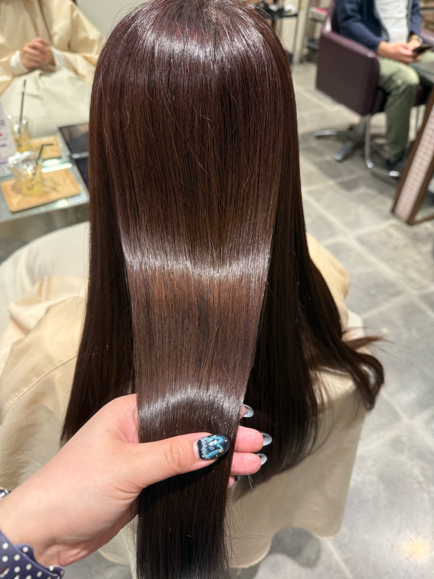ロング 縮毛矯正 LaBless天王寺 Sena🎀のヘアスタイル