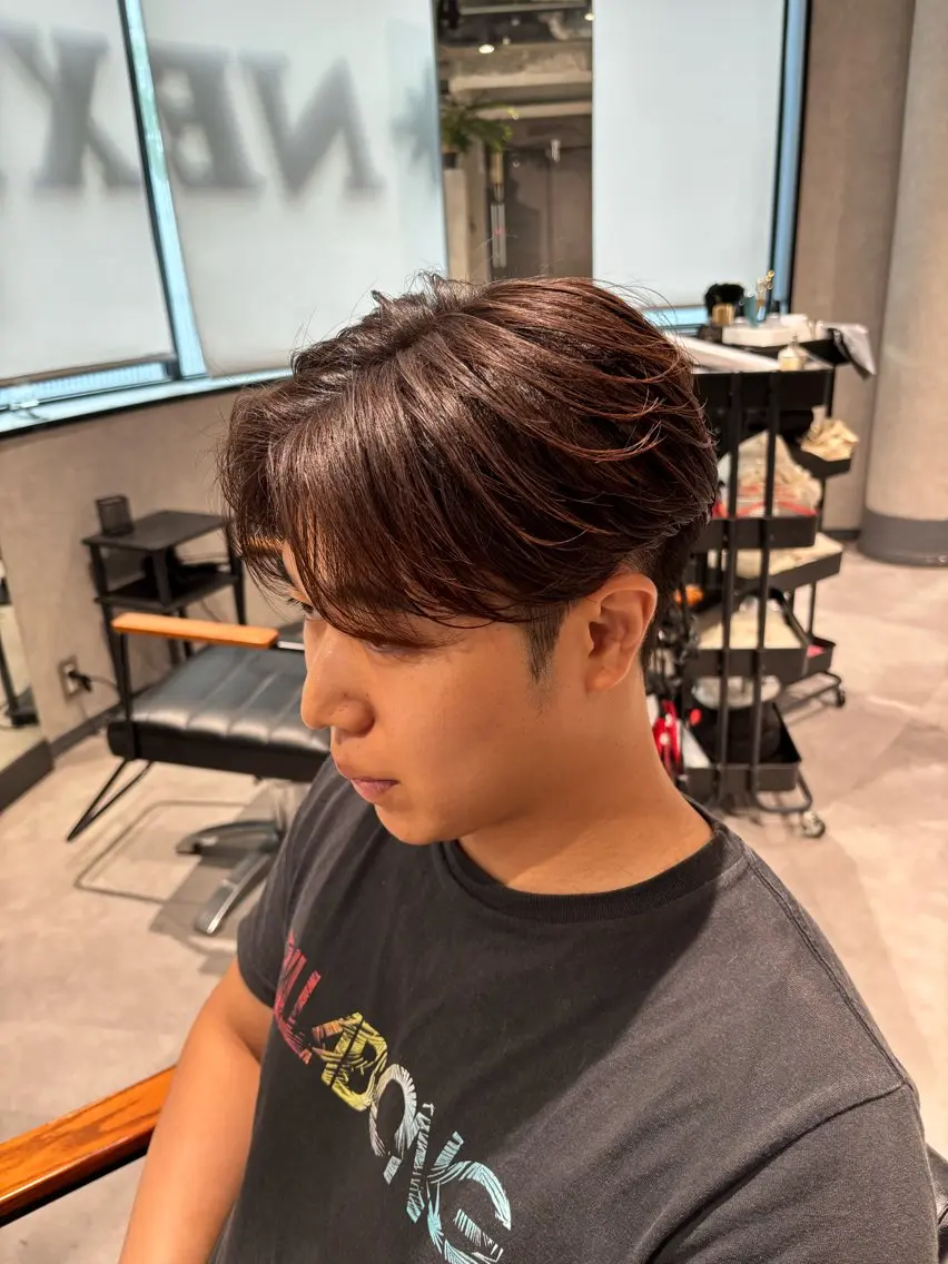 メンズ フェザーパーマ メンズパーマ カット パーマ メンズ専門店NEXT NEO パーマ特化のヘアスタイル