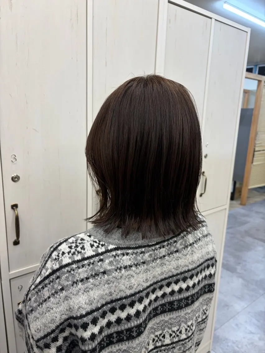 ミディアム ボブレイヤー ボブ レイヤーカット カット 🐝 chiba 🐻のヘアスタイル