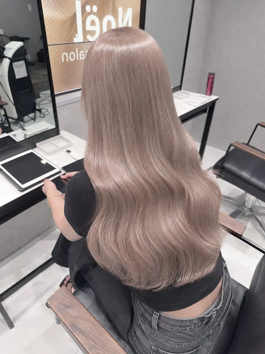 【王道ミルクティーで最強可愛い】カット+ブリーチありwカラーの写真