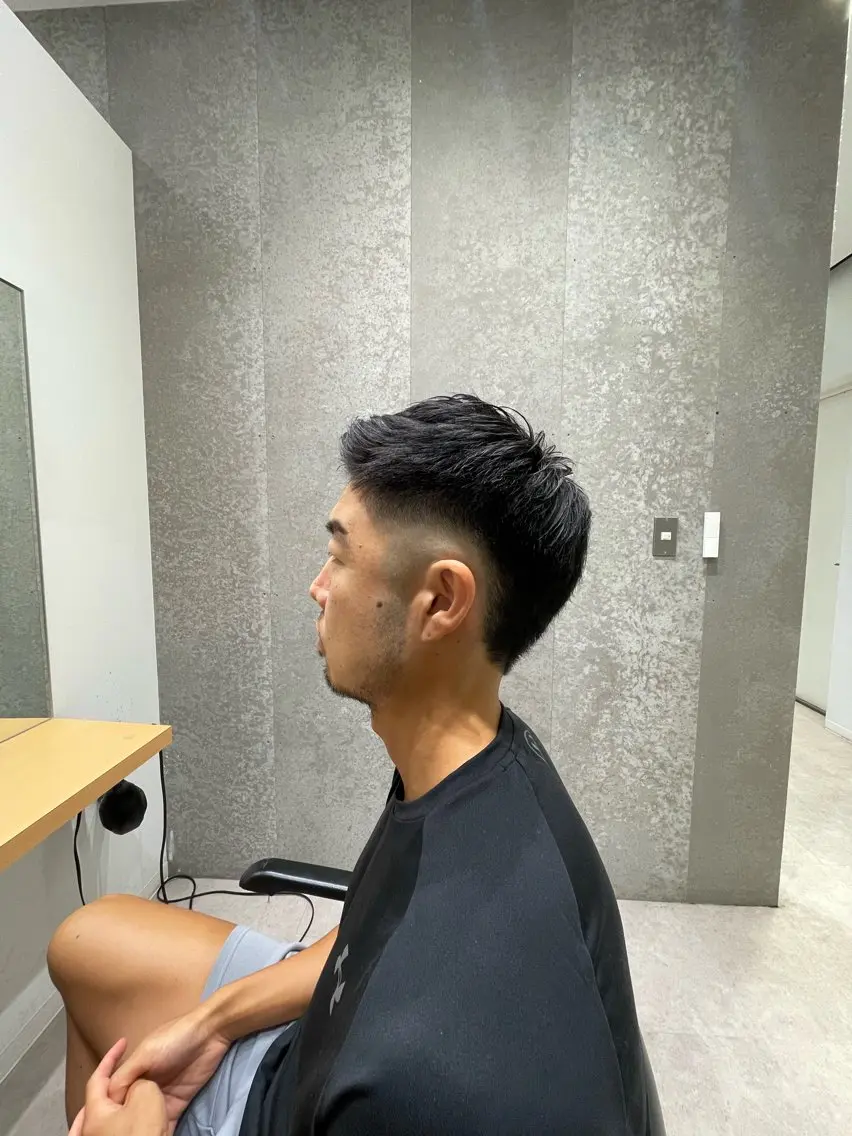 メンズ カット 萩森 龍也のヘアスタイル