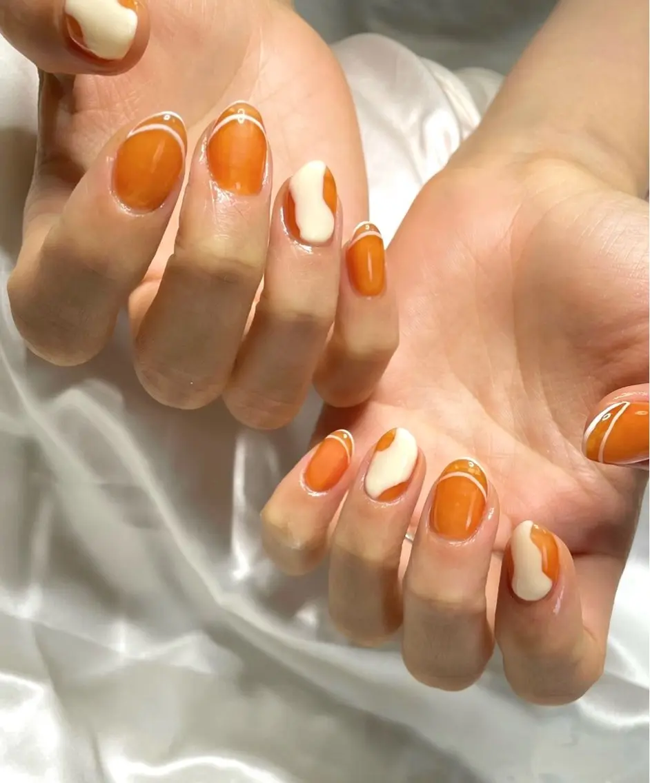 ネイル ハンドネイル 北巽駅Nail muu...🫧🧸のネイルデザイン