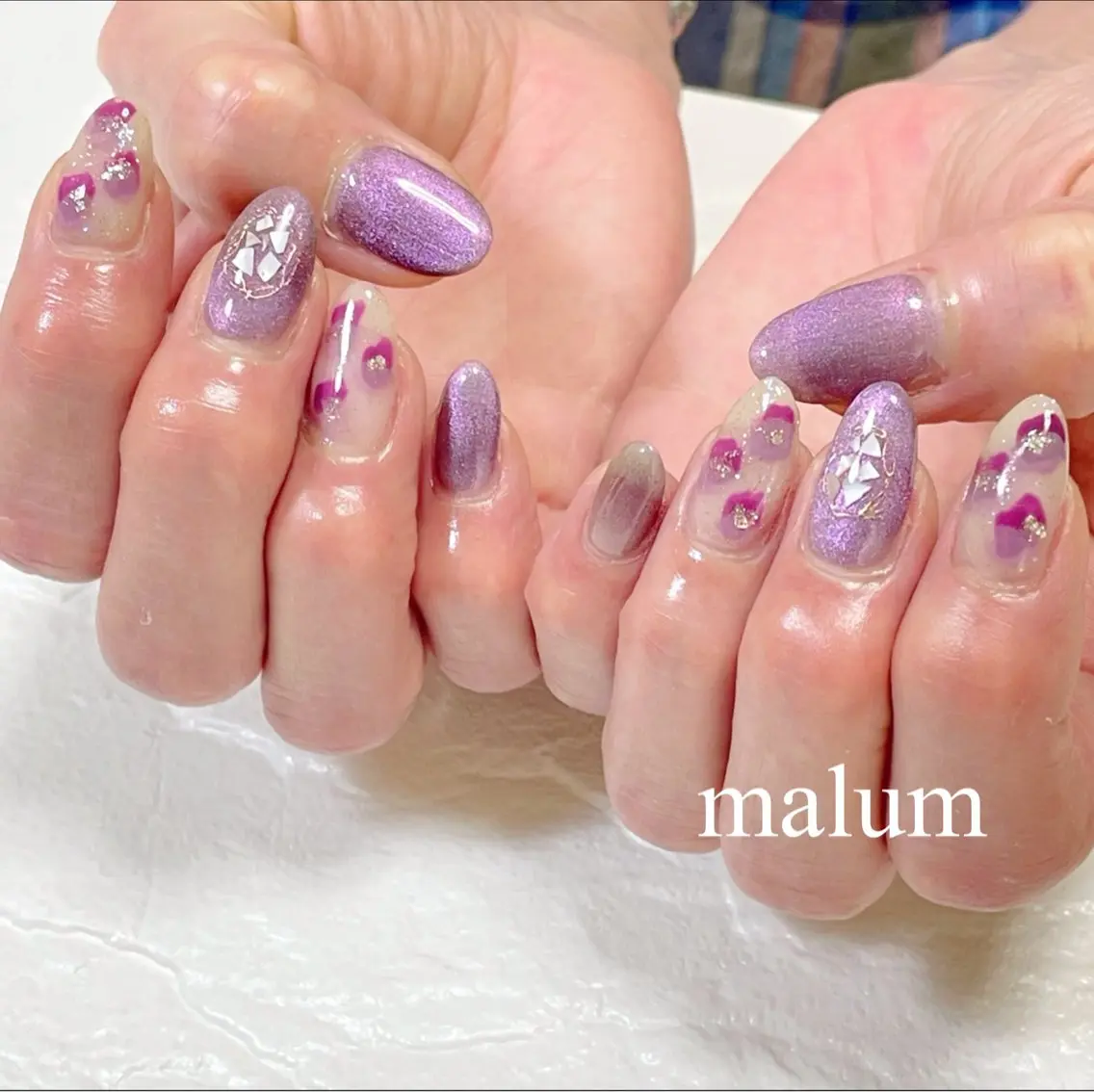 ネイル ハンドネイル malum nailのネイルデザイン