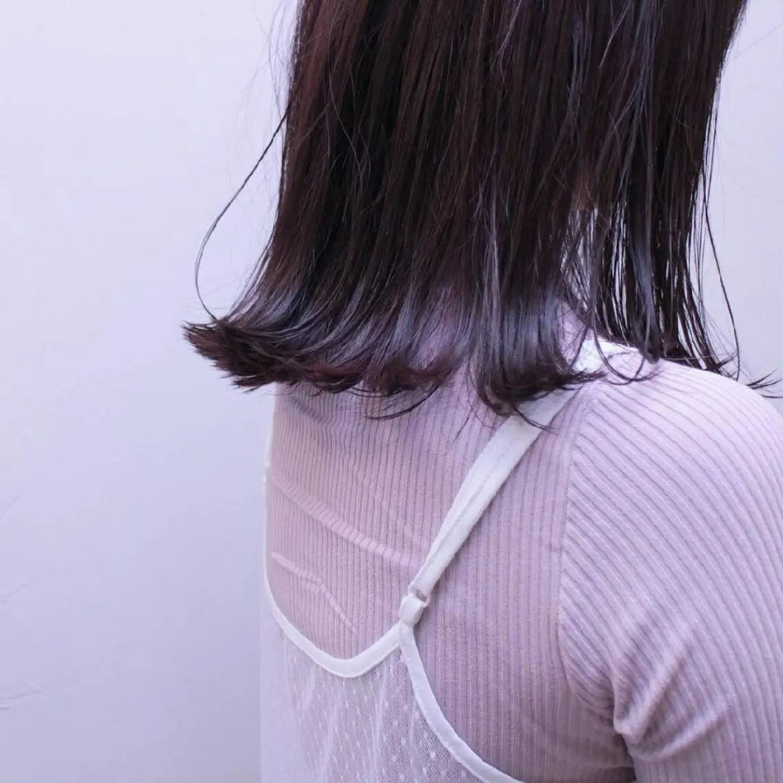カラー クニモトハルナ ボブ/柔らかカラーのヘアスタイル