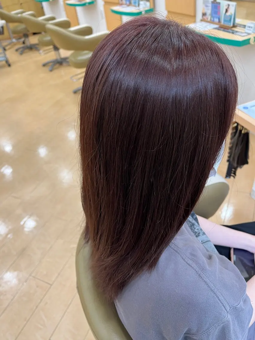 セミロング カラー オレンジ ピンクカラー 池亀はるな/府中/ モデル募集中🌺のヘアスタイル