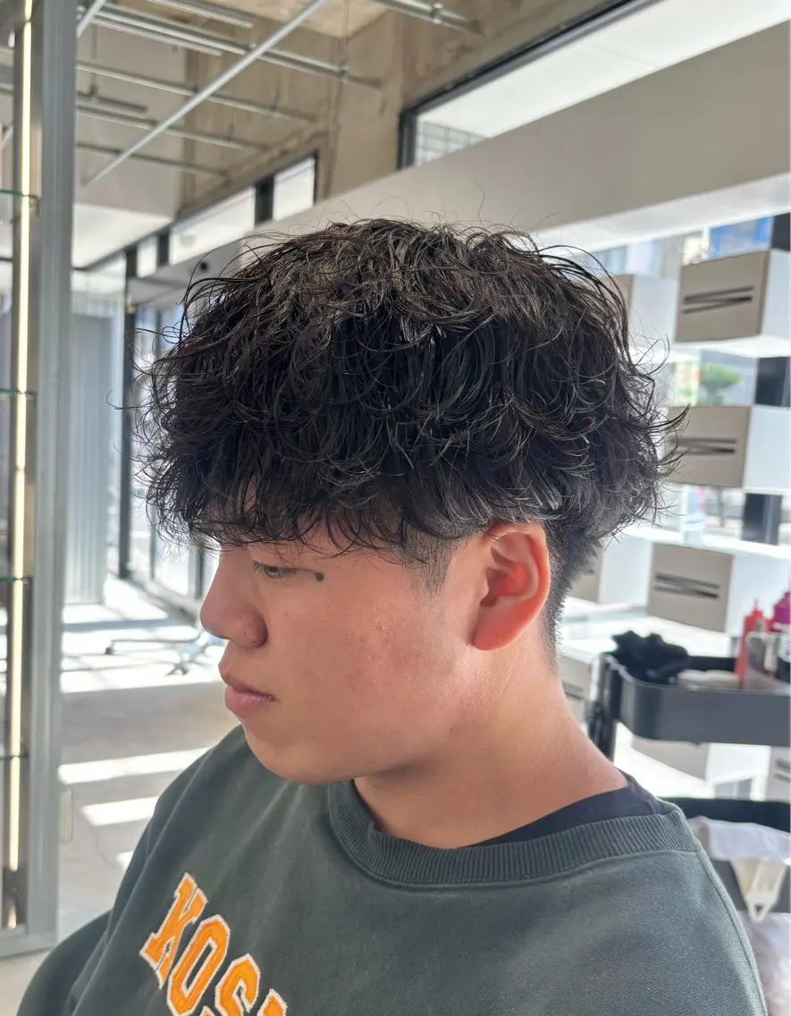 パーマ カット パーマ メンズ特化⚡️三村 彰吾⚡️カットパーマのヘアスタイル