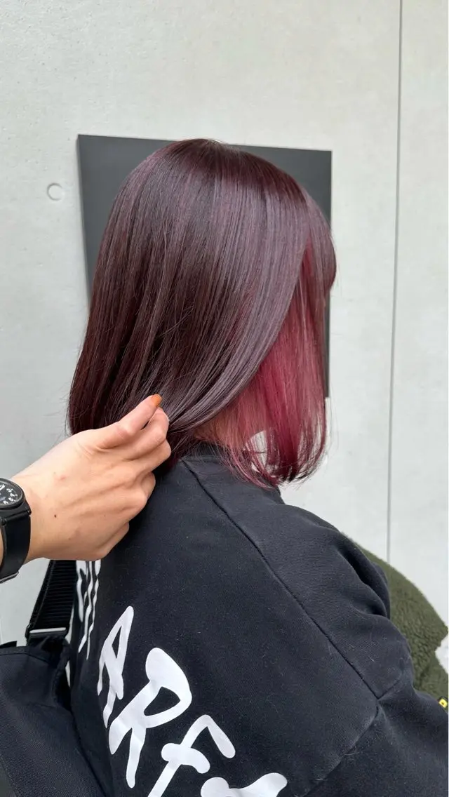 カット+インナーカラー+3stepトリートメントの写真