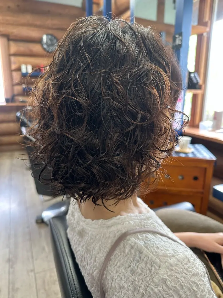 パーマ ボブ 🌻リンクスハート 🌼島岡 茉生🌻のヘアスタイル