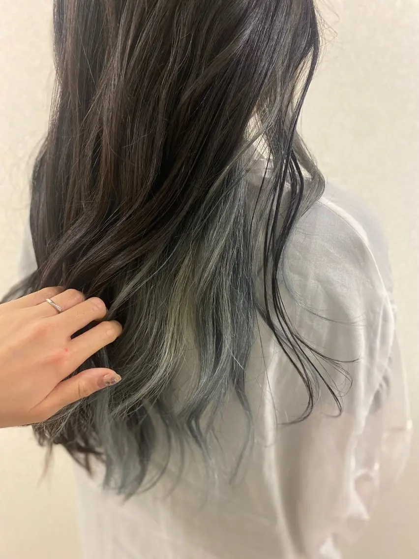 🪷ミニモ限定🪷カット+透明感カラー&ケアブリーチポイントカラー+フローディアトリートメントの写真