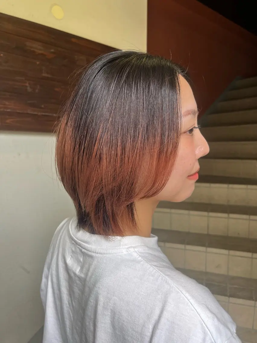ショート パーマ 矢嶋 美佑のヘアスタイル