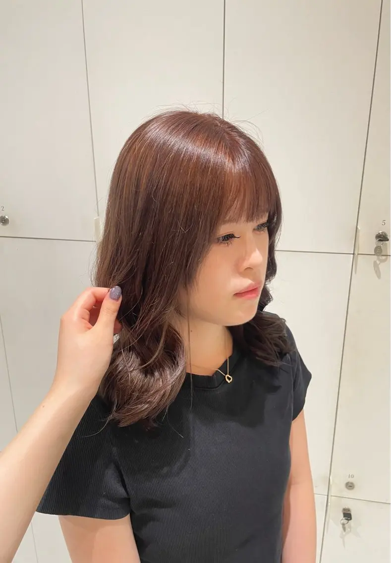 ミディアム natsumi ⠀のヘアスタイル