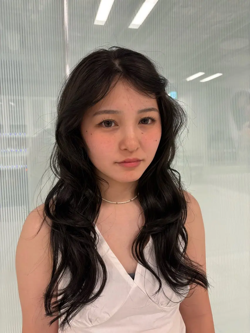 ロング ヘアカラー Daisy🎀透け感 カラー🎀JUNAのヘアスタイル