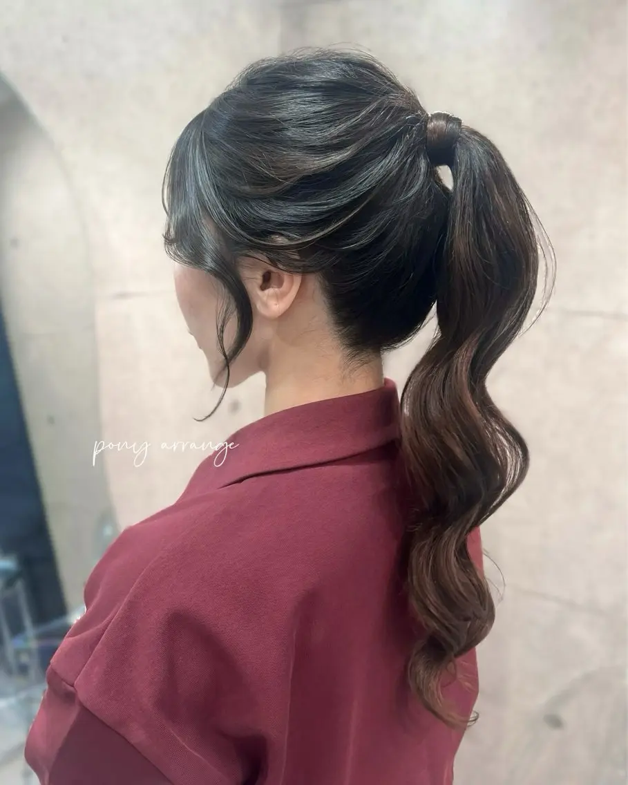 ロング ヘアアレンジ トリートメント ヘアセット ヘアメイク/髪質改善 🎀Moeri🎀のヘアスタイル