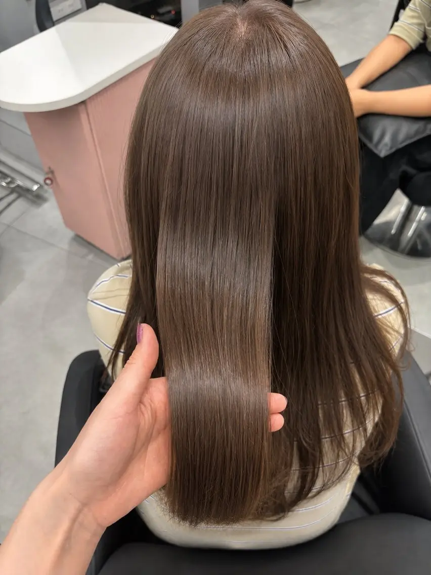 セミロング カラー カット ヘアカラー THE ECT 🌸濱吉優希🌸のヘアスタイル