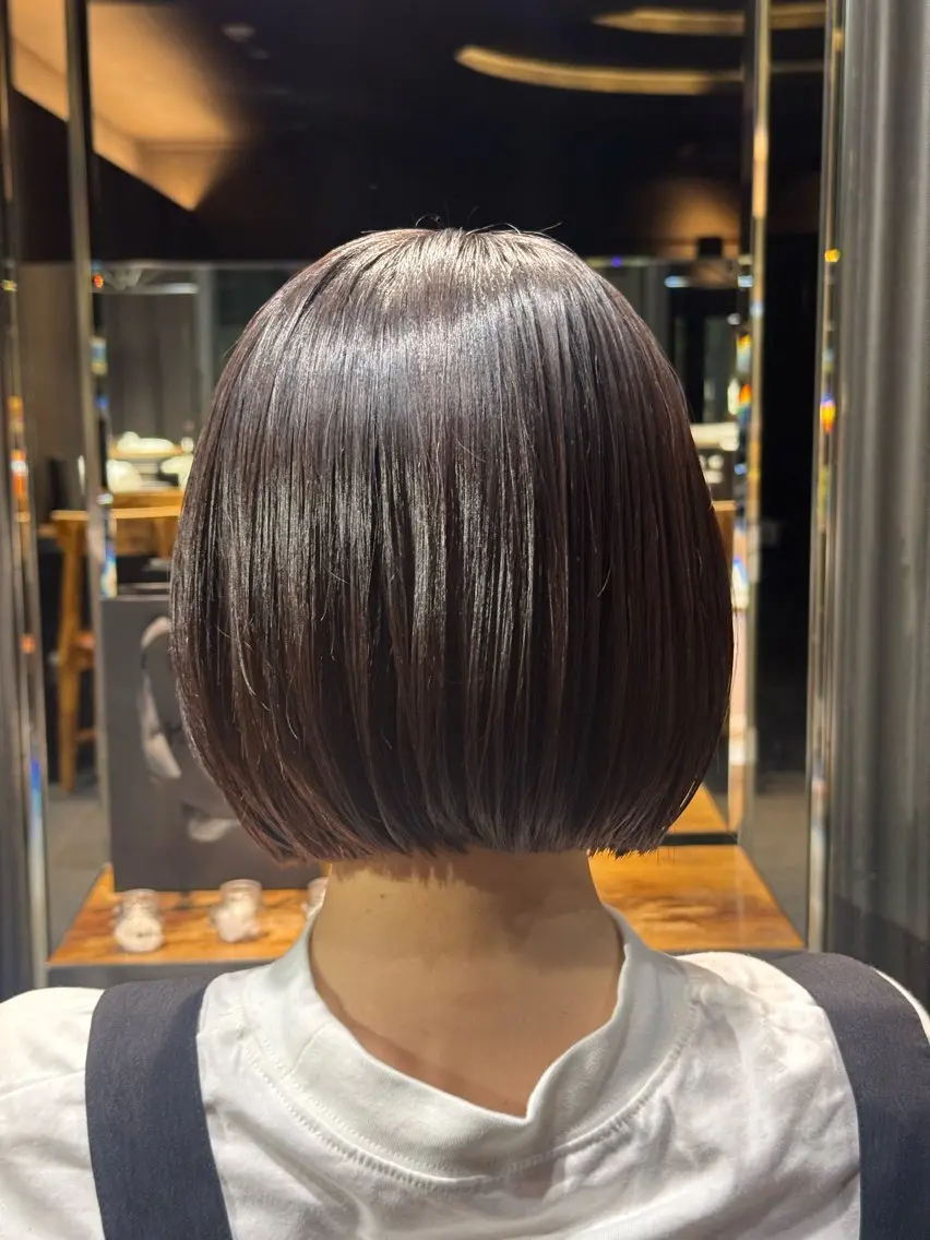 ショート MINX似合わせボブ 髪質改善/岩城槙乃介のヘアスタイル