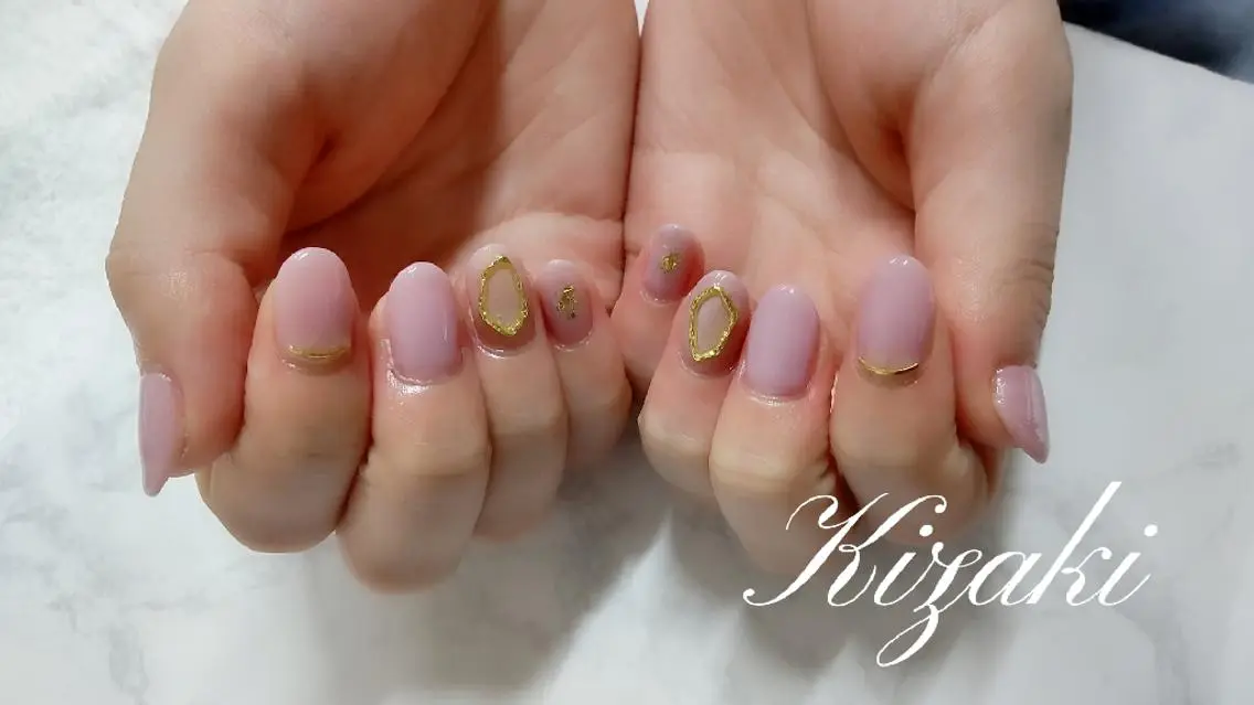 ネイル パープル Kizaki.. Saoriのマツエク・マツパデザイン