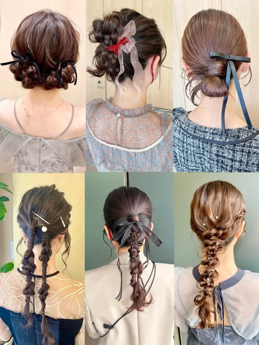 ヘアアレンジ ヘアセット ヘアセットサロン お呼ばれ/ライブヘアのヘアスタイル