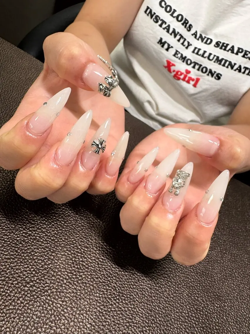 ネイル ロングネイル スカルプネイル ハンドネイル Sugar Erikaのネイルデザイン
