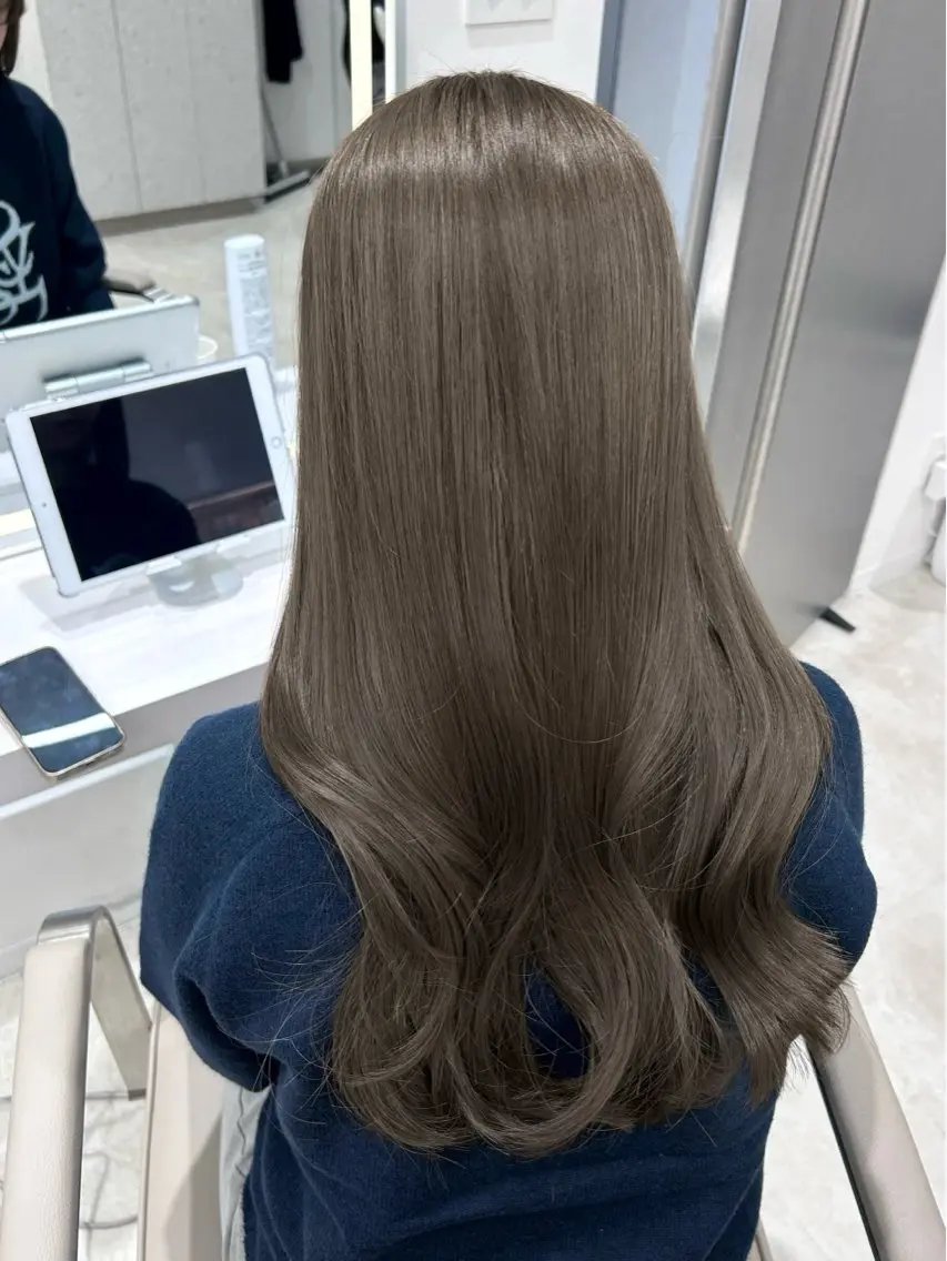 ロング カラー ヘアカラー トリートメント ダブルカラー髪質改善 /Annaのヘアスタイル