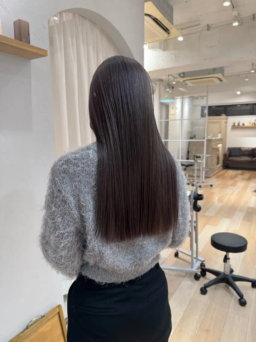 ロング カラー ヘアカラー トリートメント Lomalia 🤍🫧/makoのヘアスタイル