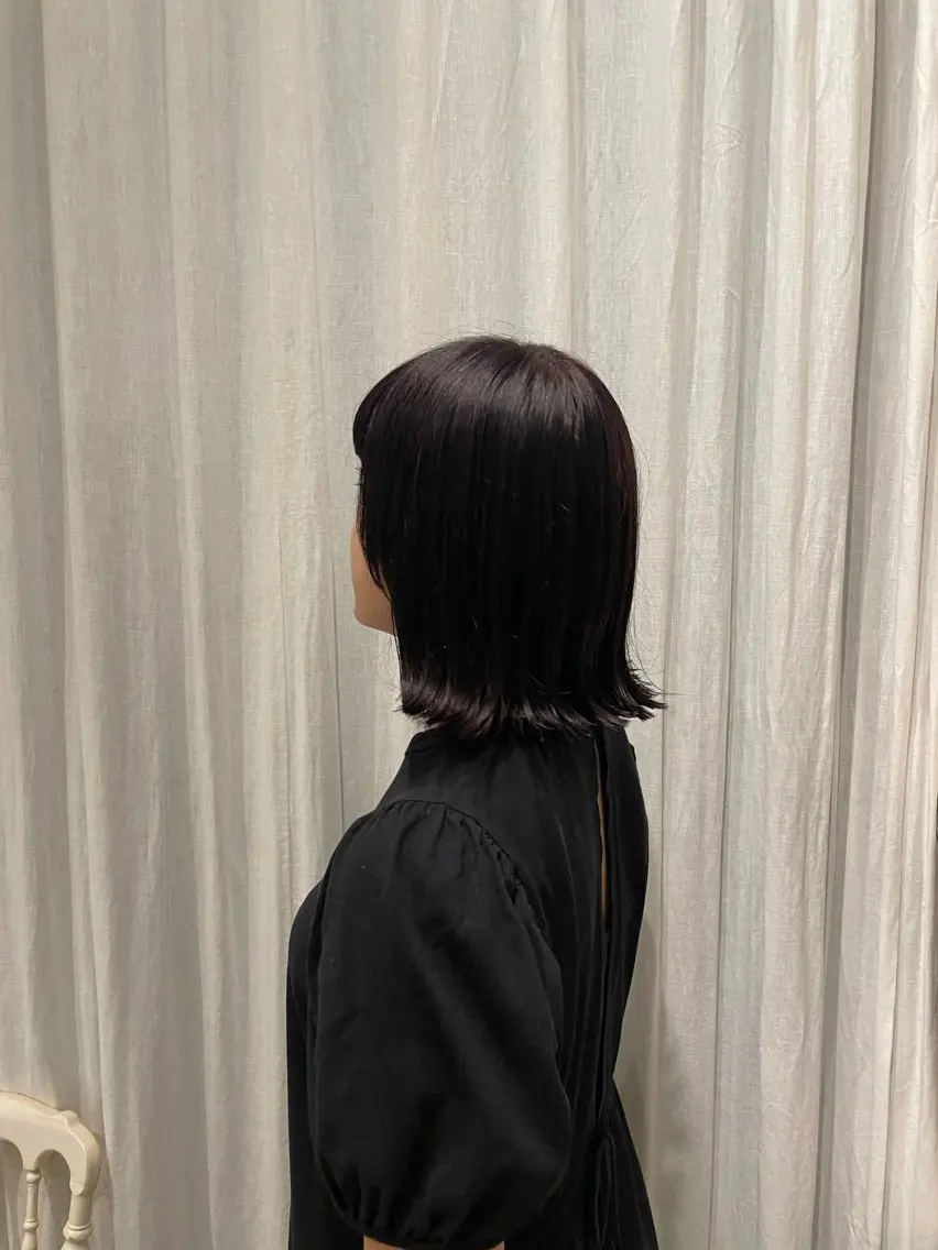 ミディアム ショート・ボブ れいかのヘアスタイル