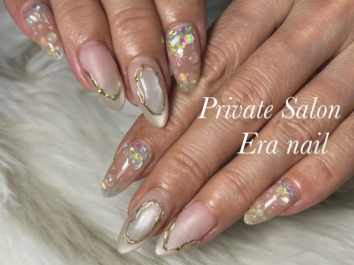 ネイル ぷっくりネイル ハンドネイル Era nailのネイルデザイン