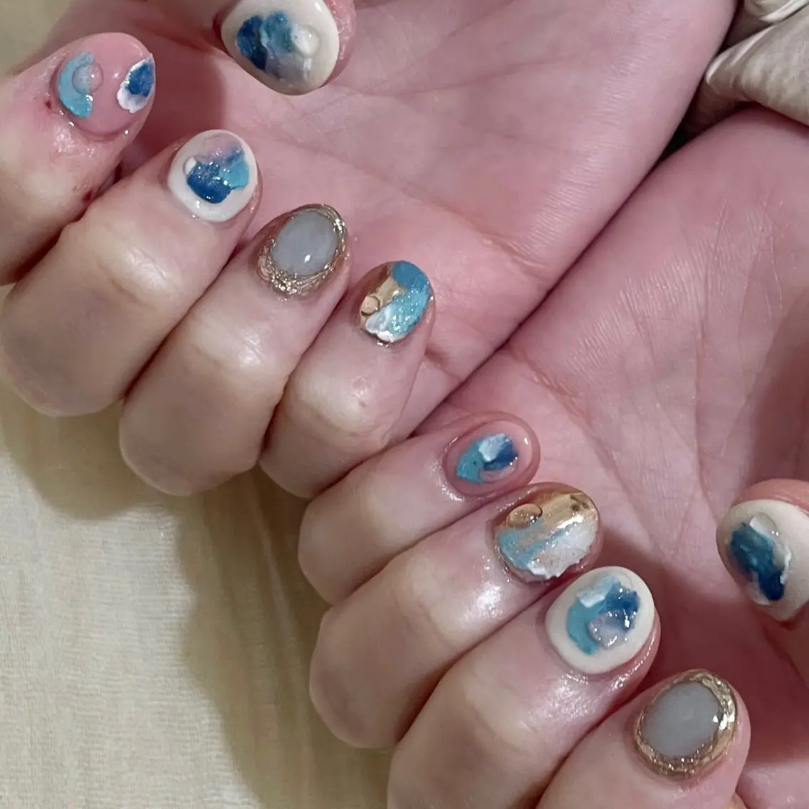 ネイル ハンドネイル ハンドケア m-nail 🌙minamiのネイルデザイン
