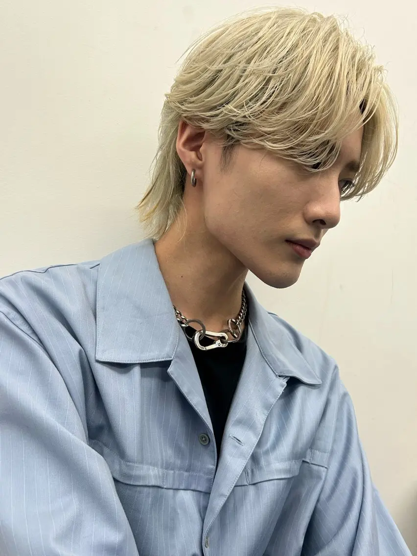 ミディアム カット パーマ トリートメント メンズ特化⭐ KAZUのヘアスタイル
