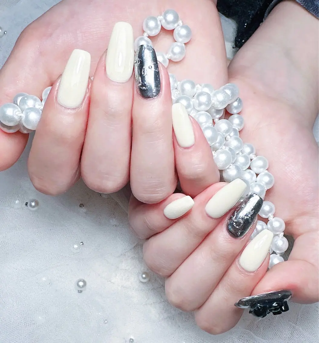 ネイル M🌷nail 長さだし専門店のネイルデザイン